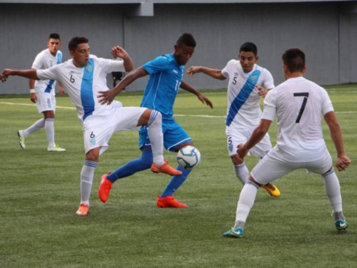 Honduras empató 2-2 ante Guatemala en el clasificatorio Sub-20