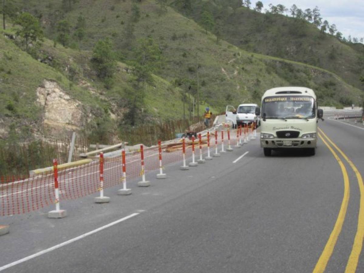 Tramo entre la Cuesta de la Virgen y Siguatepeque será concluido en 2016