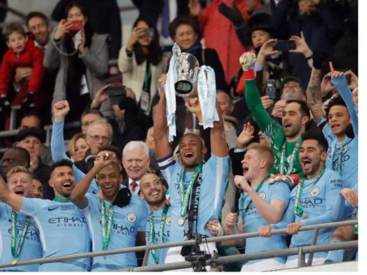 Mánchester City gana la Copa de la Liga, primer trofeo de la era Guardiola