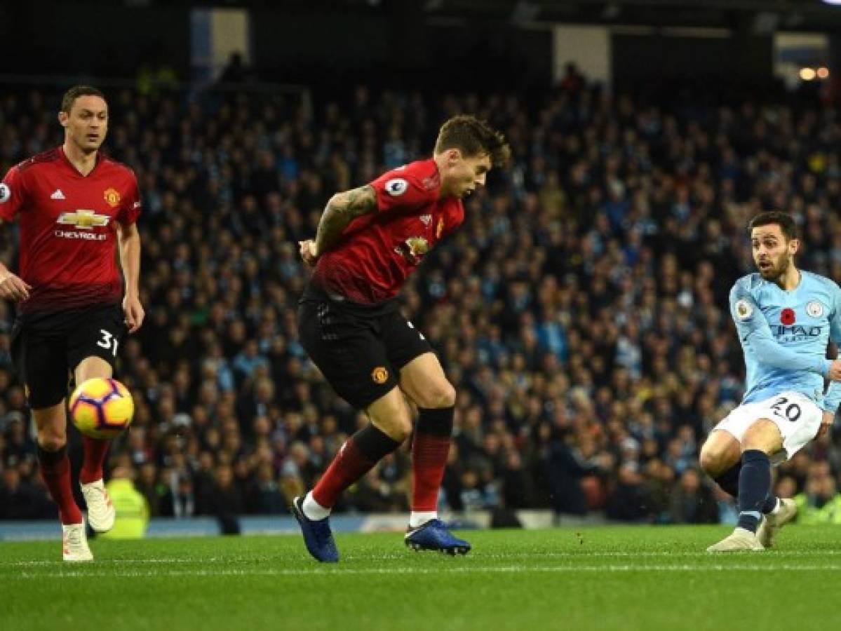 Manchester City 3-1 Manchester United en la Premier League