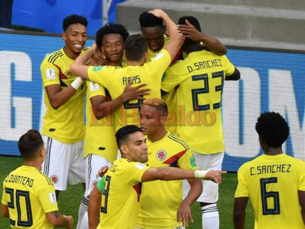 Colombia gana su pase a octavos de final con gol de Mina