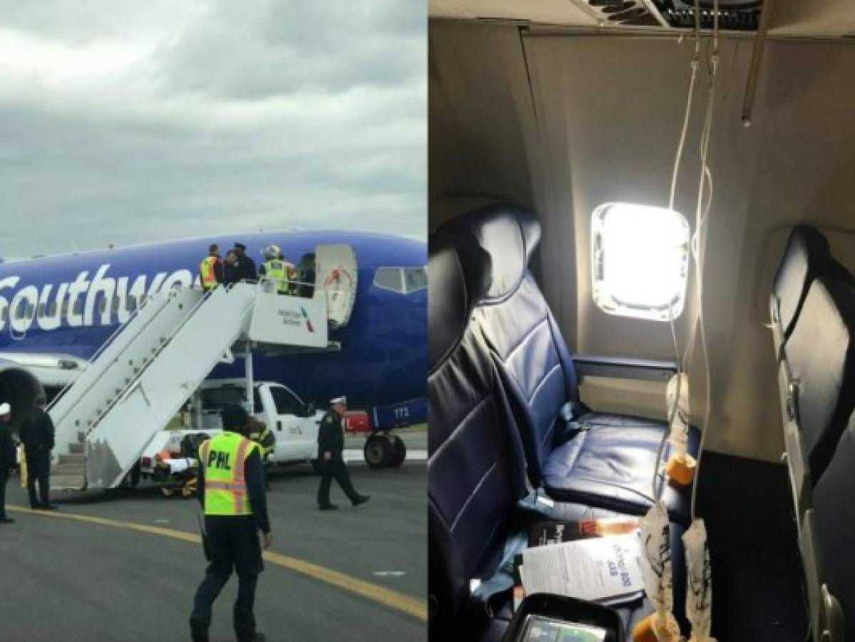 Una persona muerta tras fallar motor de avión de Southwest Airlines