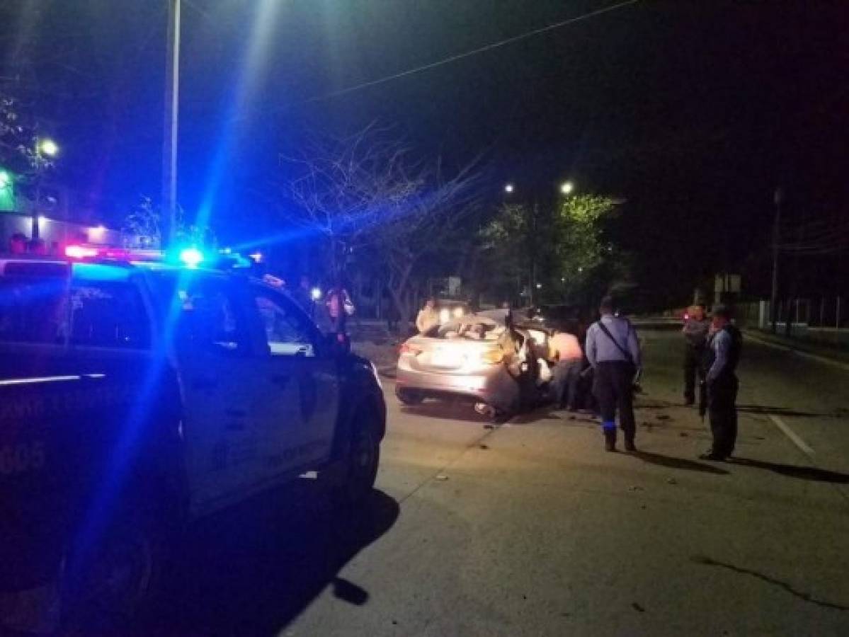 Una persona muerta y dos heridas deja accidente de tránsito en San Pedro Sula