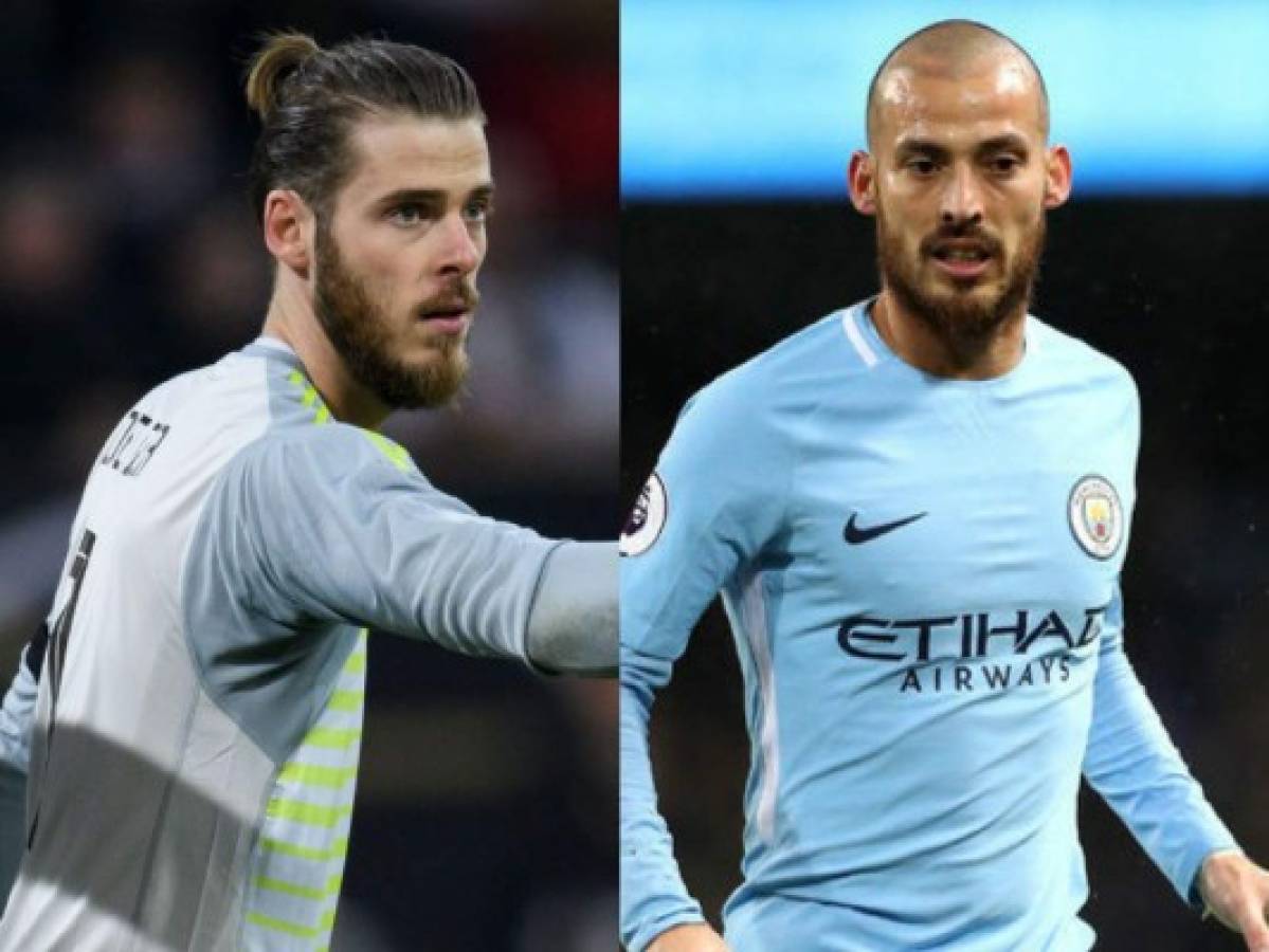 David Silva y De Gea figuran entre los seis aspirantes a jugador del año en Inglaterra