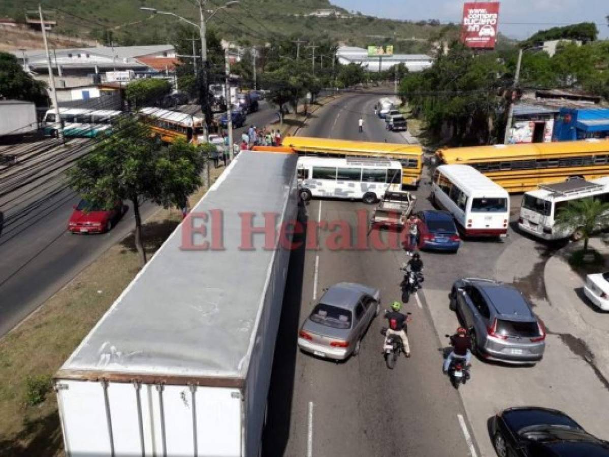 Transportistas emplazan por 48 horas al gobierno de Honduras