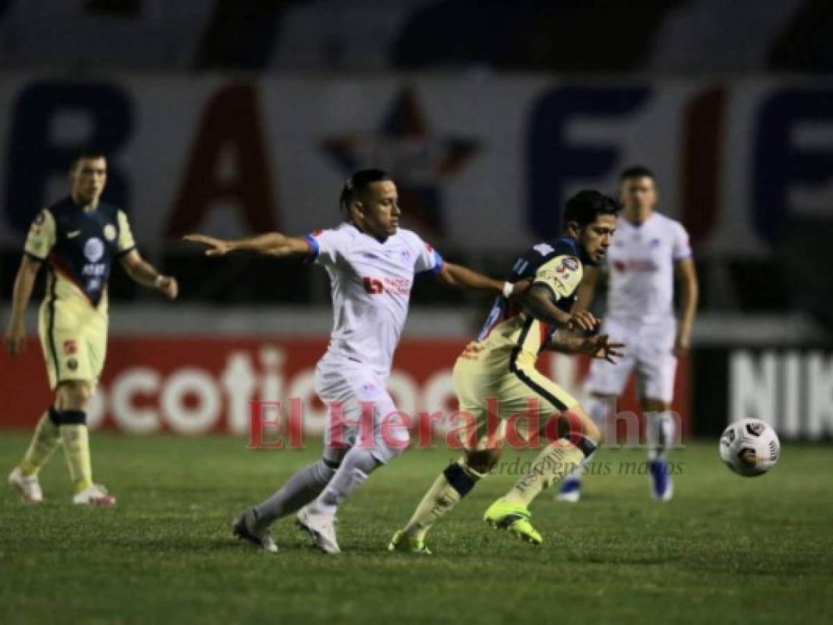 Olimpia pierde 2-1 ante el América, pero queda con vida para el juego de vuelta en México