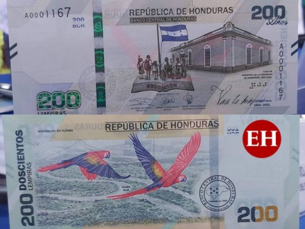 Los siete datos que debes conocer sobre el histórico billete de 200 lempiras