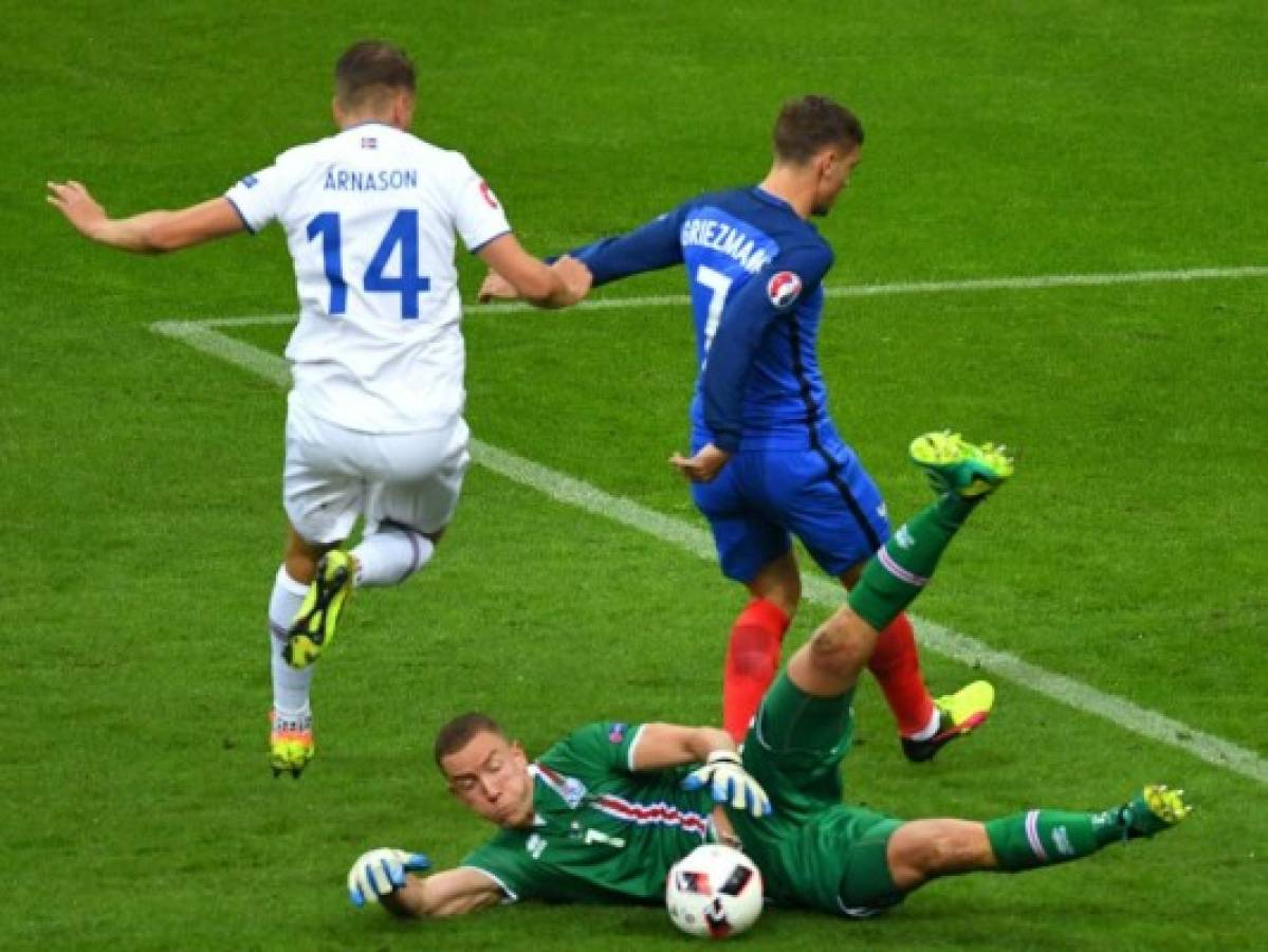 Francia clasifica a semifinales ante Alemania, goleando a la simpática Islandia