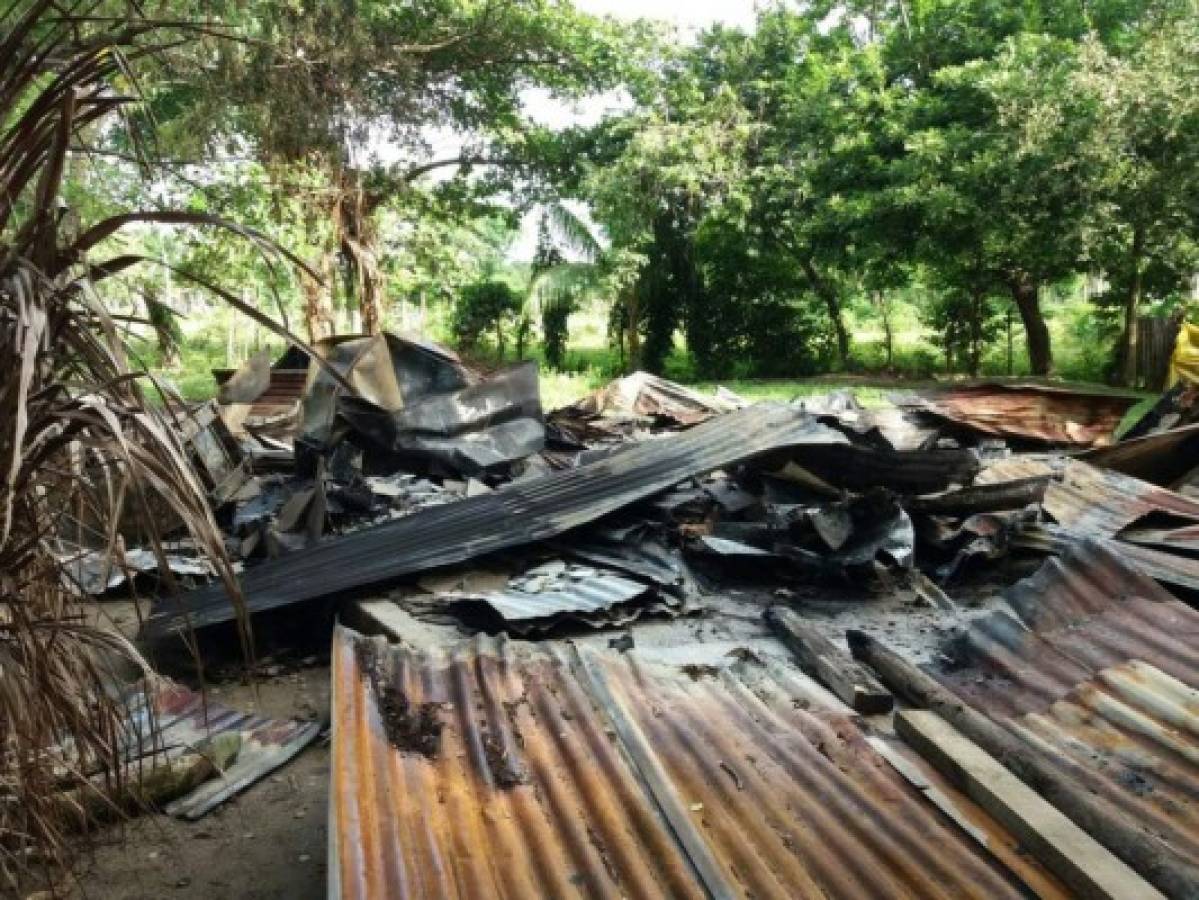 Asesinan a una puertorriqueña y la queman dentro de una cantina en Cuyamel, Cortés