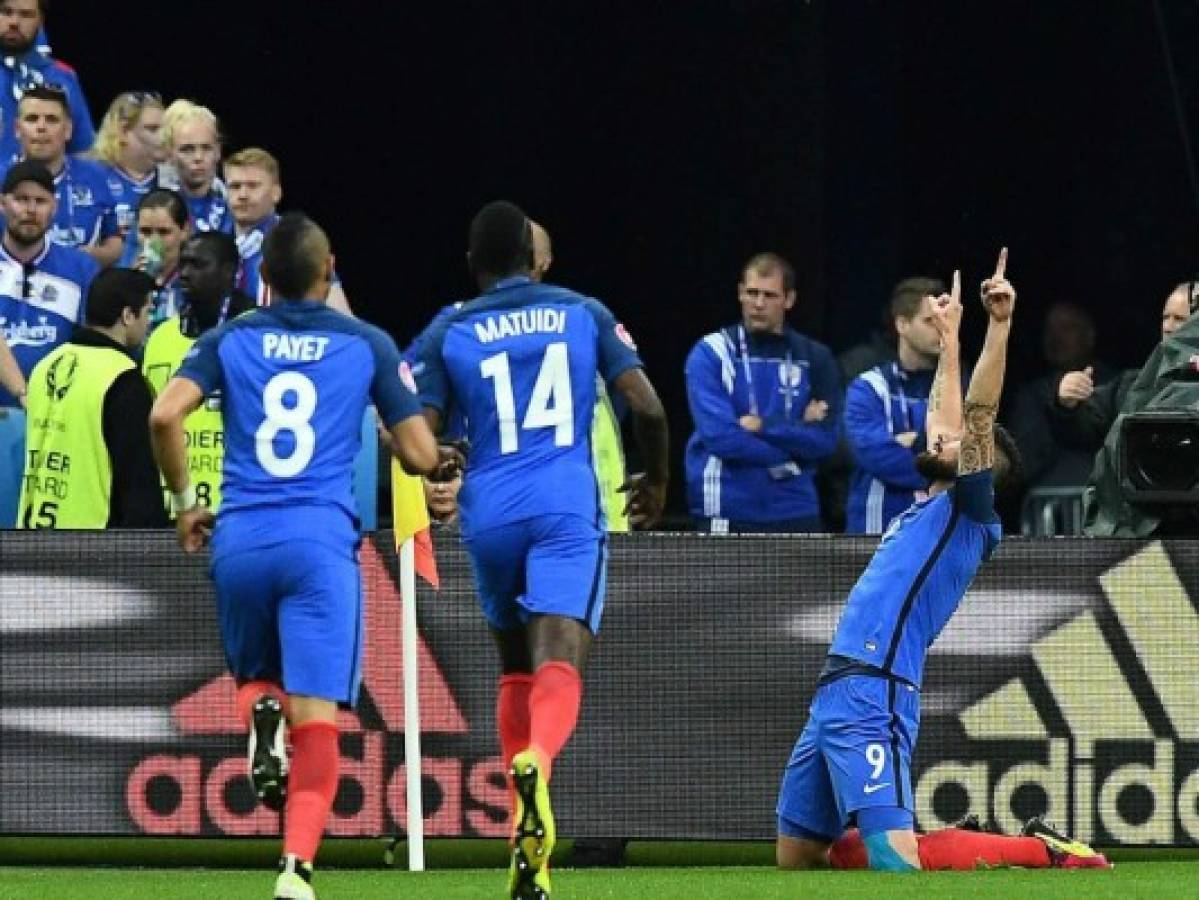 Francia clasifica a semifinales ante Alemania, goleando a la simpática Islandia