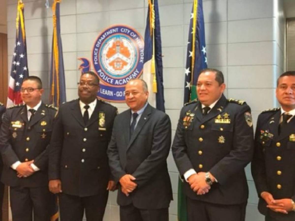 Departamento de Policía de Nueva York apoyará a la Policía hondureña