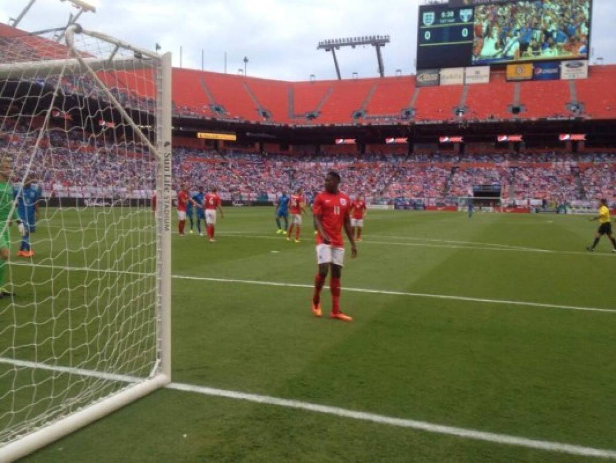 Honduras empata ante Inglaterra y llega con confianza a Brasil 