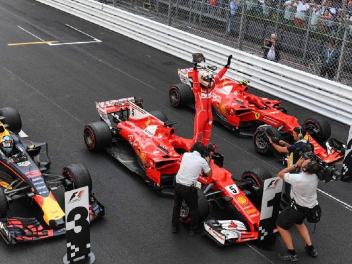 Sebastián Vettel y Ferrari imponen su dominio en Mónaco