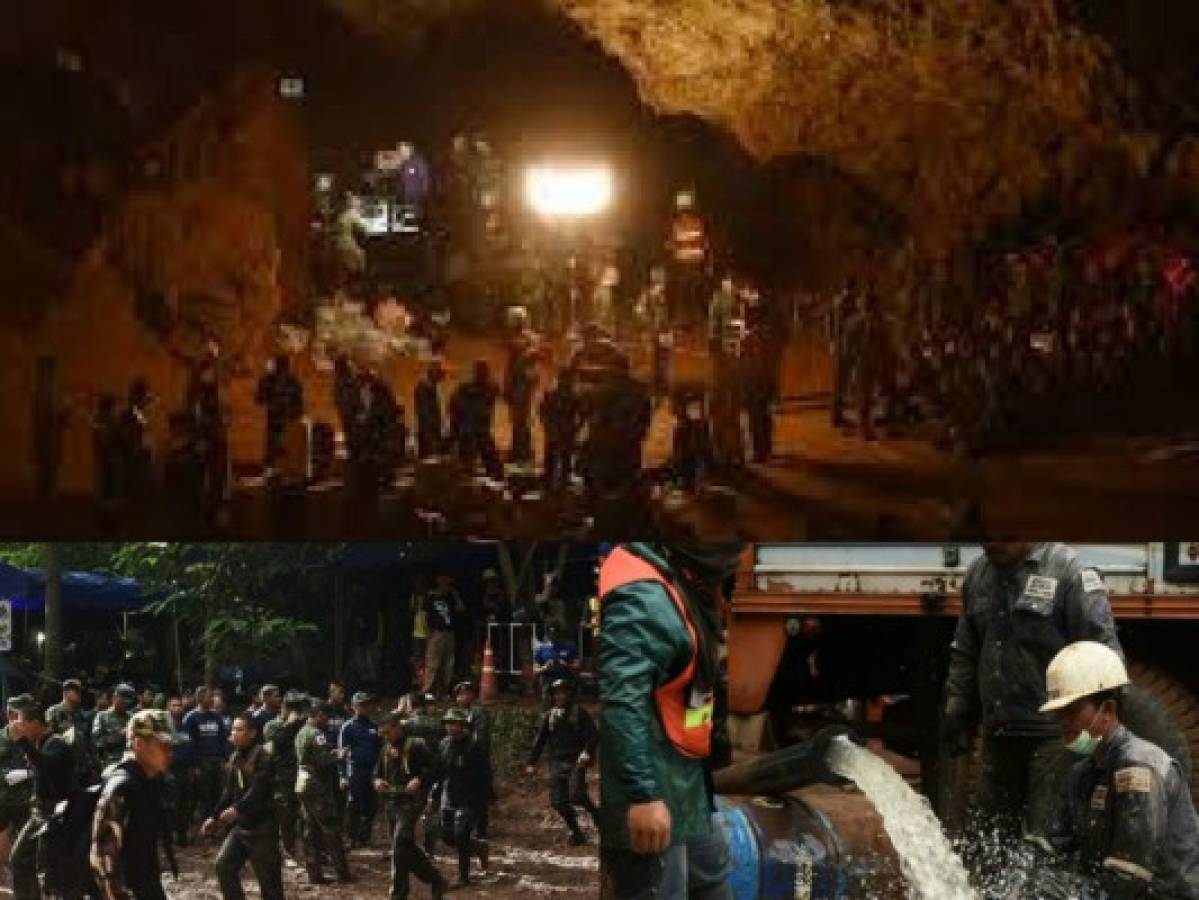 Sexto día en la angustiosa búsqueda de niños desaparecidos en una cueva de Tailandia