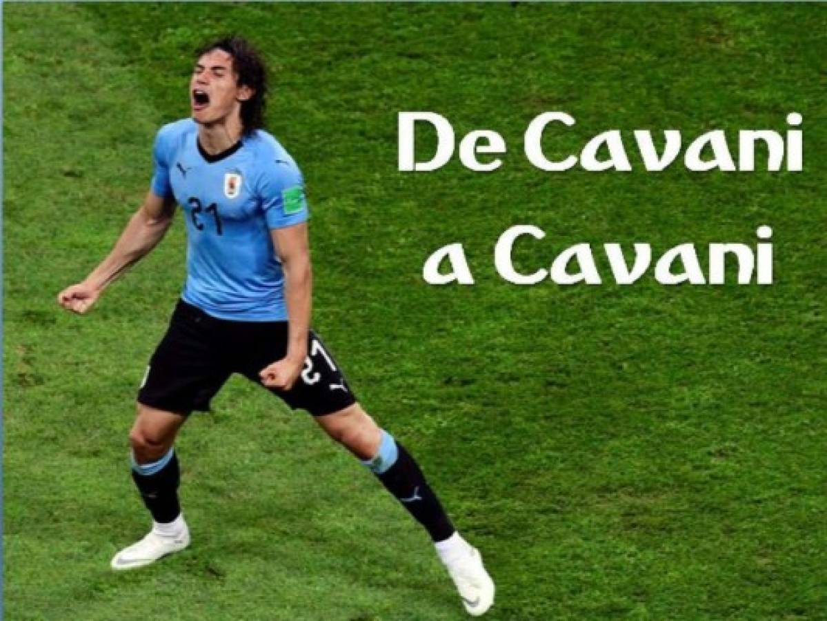 Edinson Cavani confiesa en una carta de dónde viene su amor por el gol