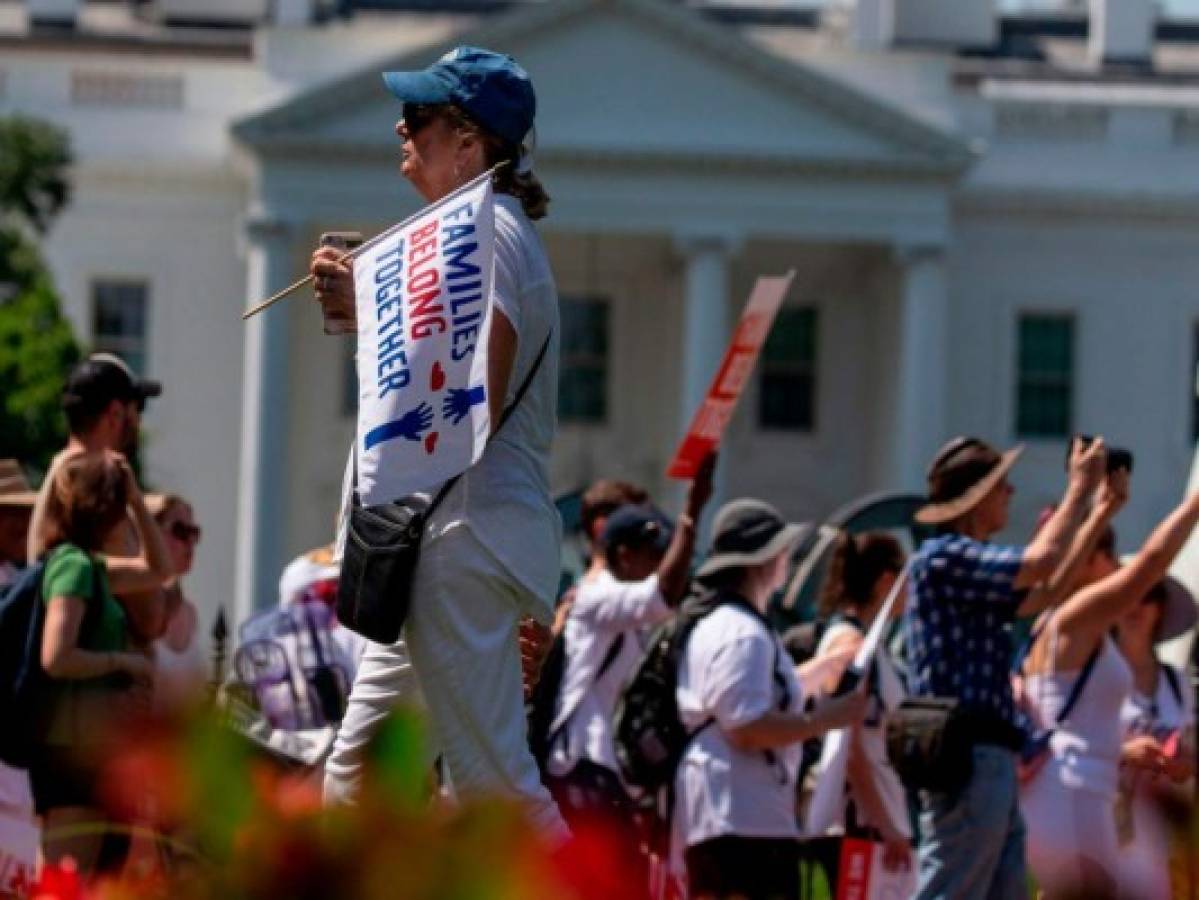 Protestas en Estados Unidos contra duras políticas antiinmigrantes de Donald Trump