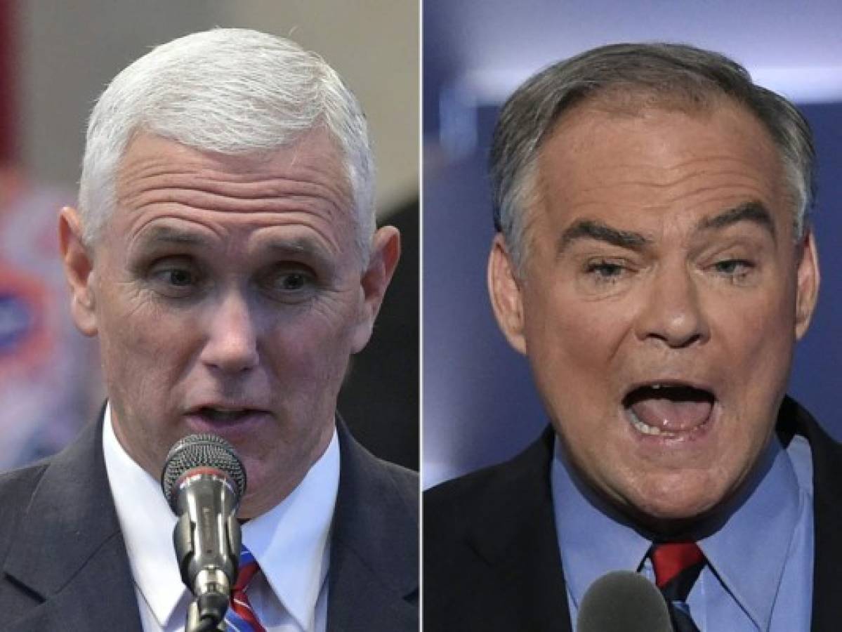 Tim Kaine y Mike Pence se enfrentan en un debate vicepresidencial este martes