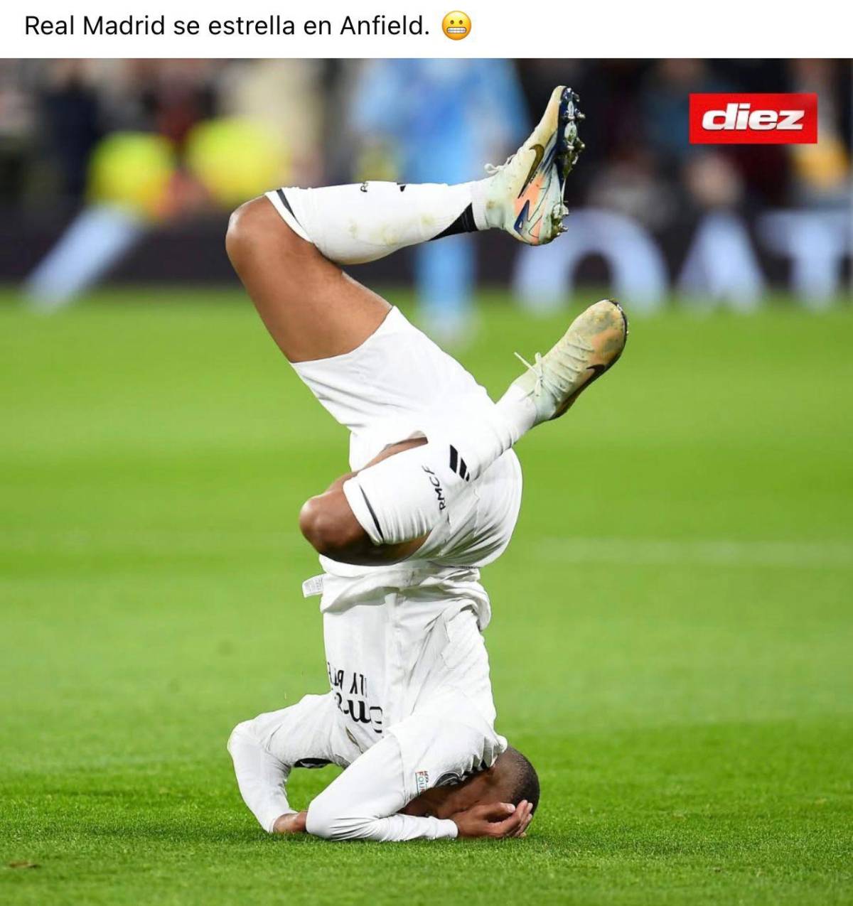 Memes destrozan a Mbappé tras derrota de Real Madrid ante Liverpool en Champions League