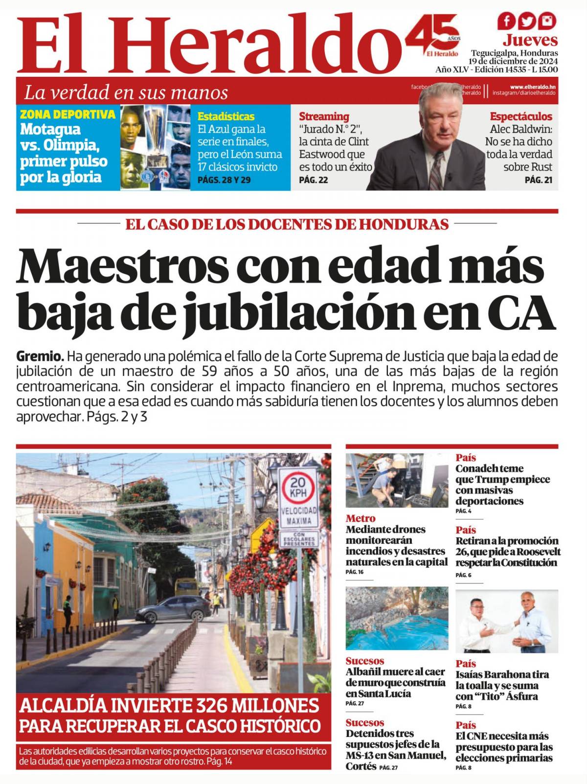 Maestros con edad más baja de jubilación en CA