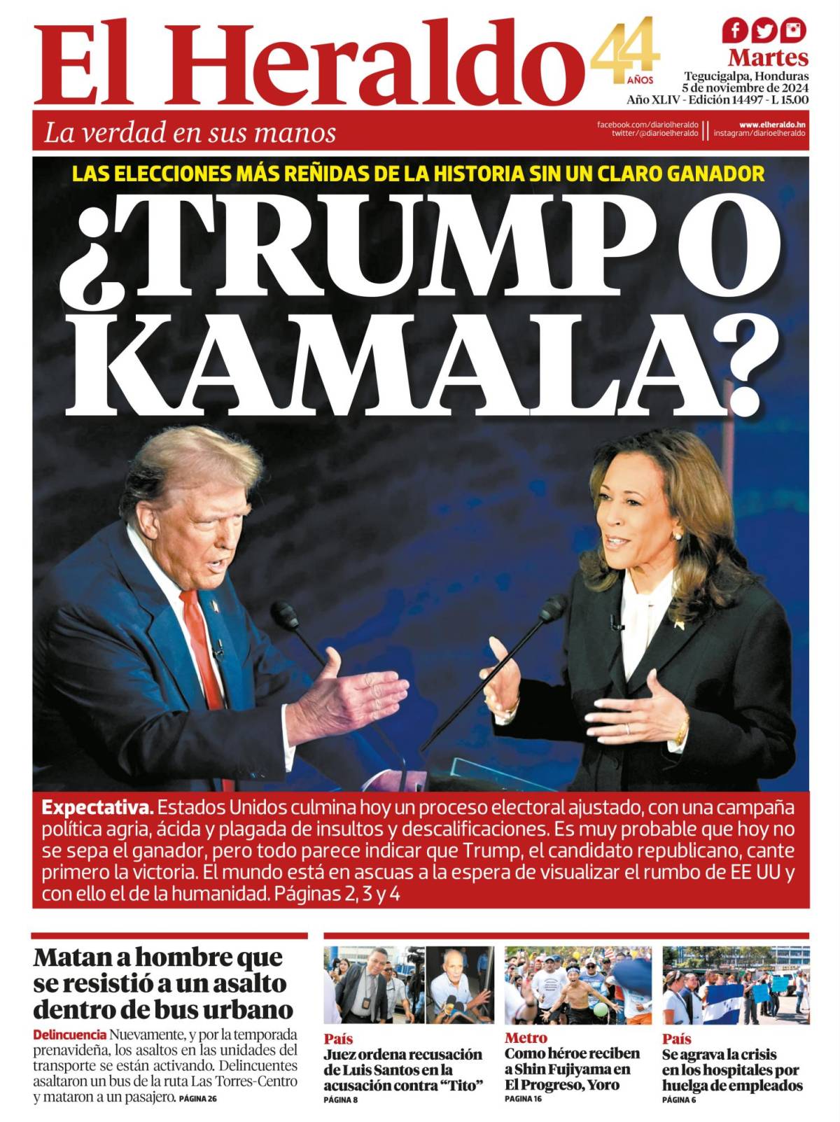 ¿Trump o Kamala?