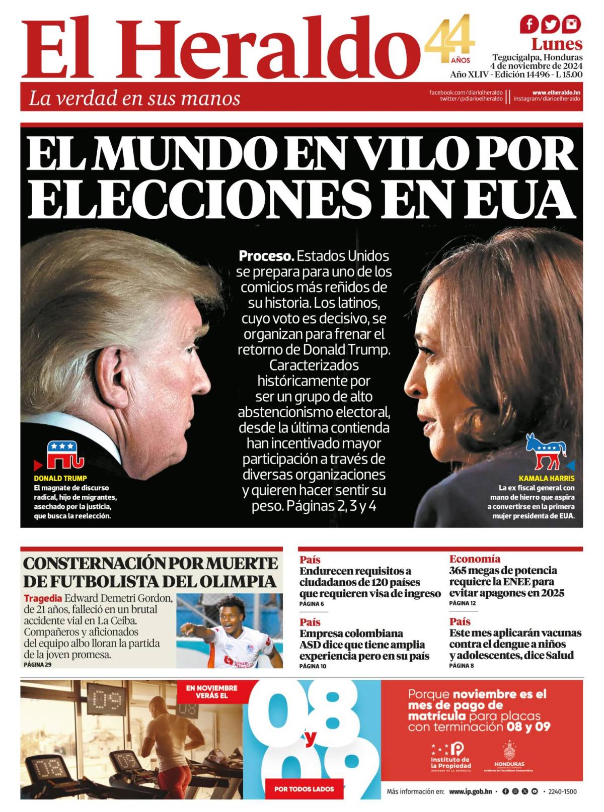 El mundo en vilo por elecciones en EUA