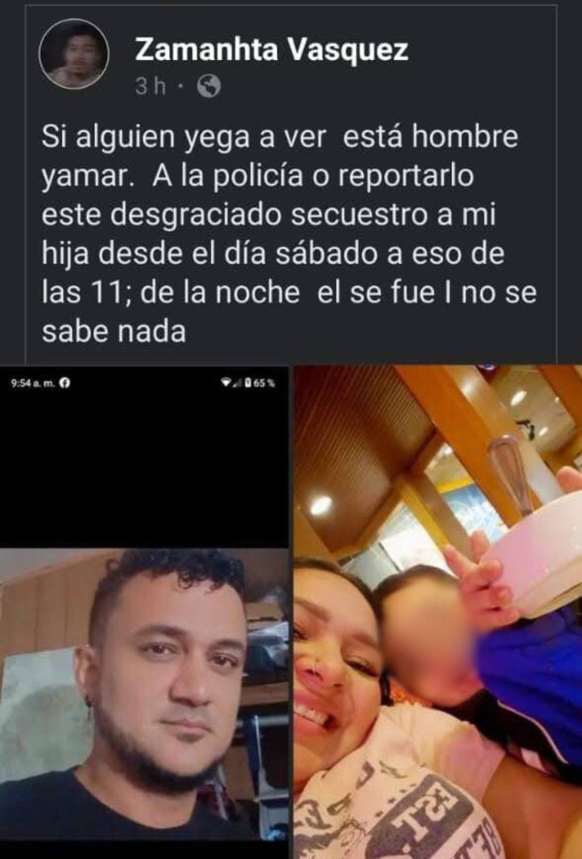 Familia busca a joven hondureña secuestrada por su pareja en Estados Unidos