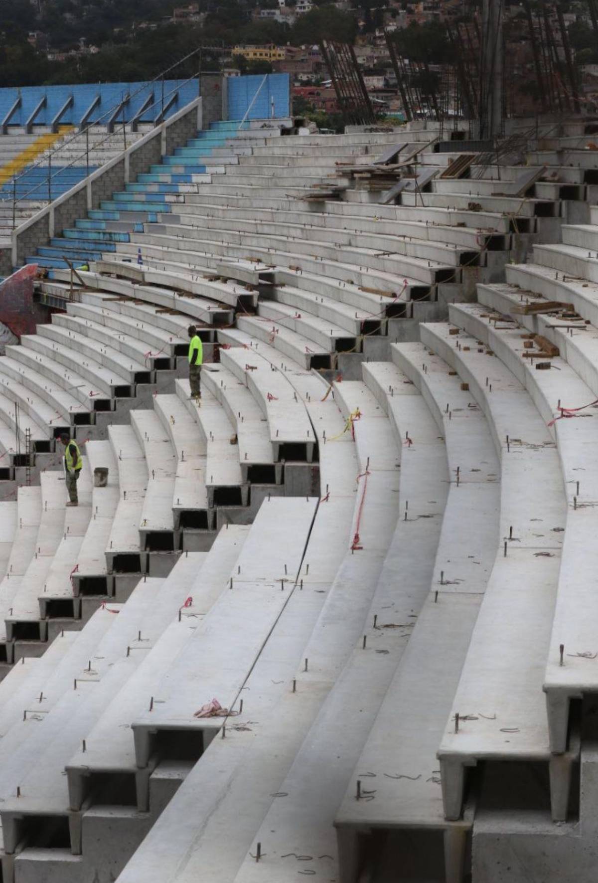 Así van las obras en nueva gradería del Estadio Nacional y su alto costo