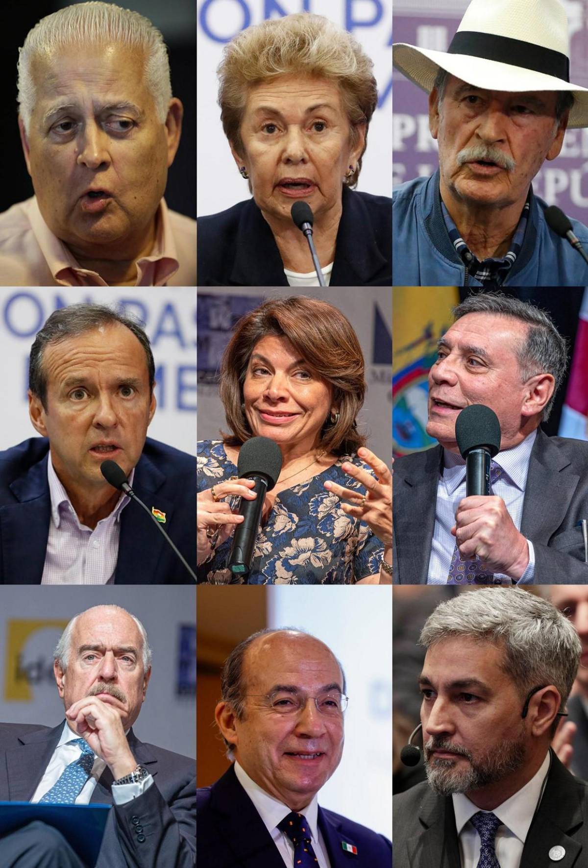 ¿Quiénes son los 7 expresidentes latinoamericanos en carteles de “se busca” en Venezuela?