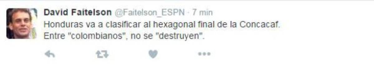 Faitelson: 'Honduras va a clasificar al hexagonal final de la Concacaf﻿'