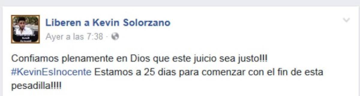 El tuit publicado en el sitio Liberen a Kevin Solorzano.