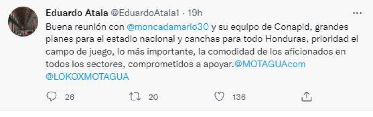 Motagua vs. Platense se jugará en el Estadio Nacional tras acuerdo con Conapid