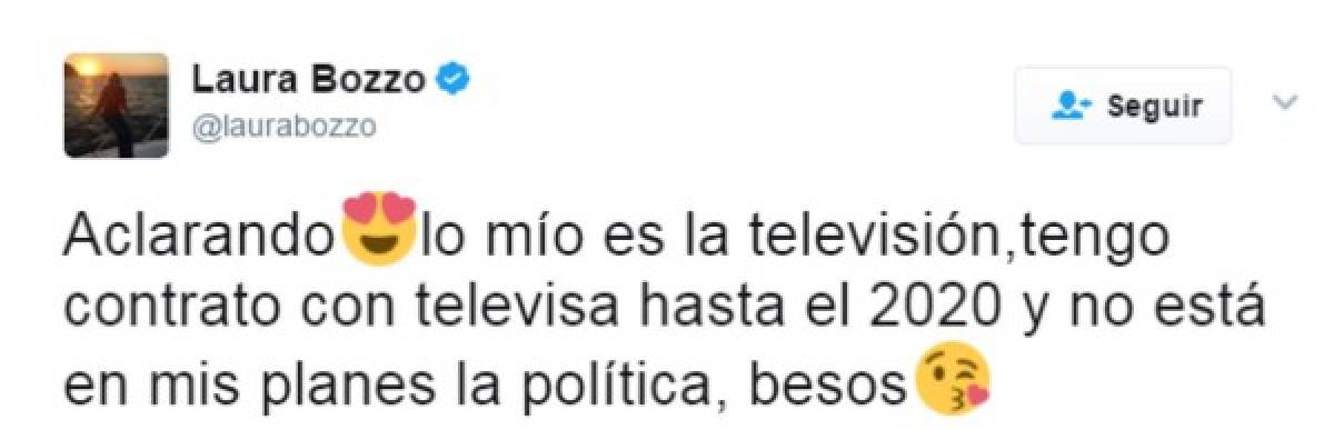 Laura Bozzo sobre aspiraciones políticas: 'Me gustaría cortar la cabeza de tanto corrupto'