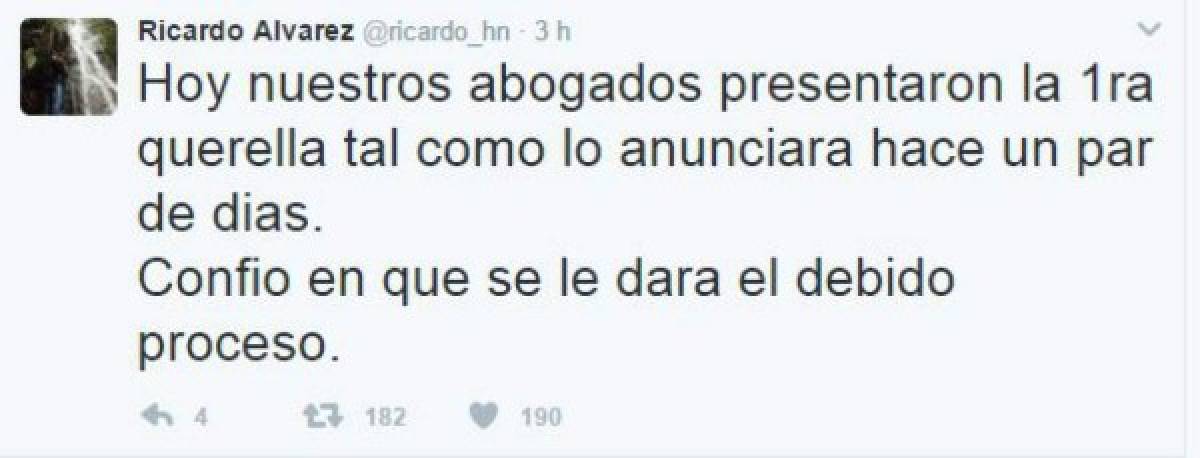 Abogados de Ricardo Álvarez interponen querella por acusaciones en el caso del IHSS