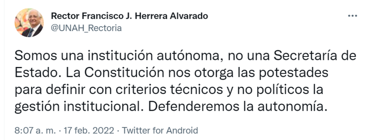 Diputado Sergio Castellanos propone creación de universidad estatal si no se elimina PAA en la UNAH