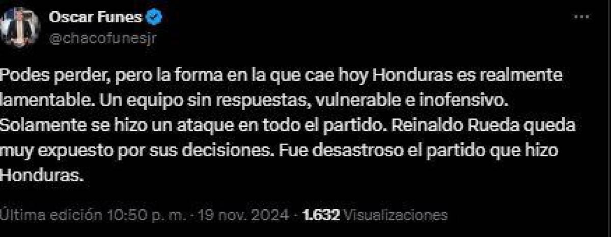 Prensa hondureña arremete contra Reinaldo Rueda tras eliminación: “Es lamentable”