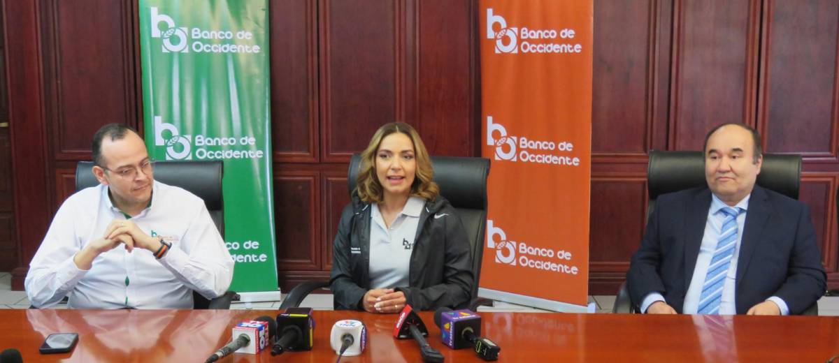 <i>En conferencia de prensa dieron a conocer que Banco de Occidente brindó un valioso apoyo como patrocinador. </i>