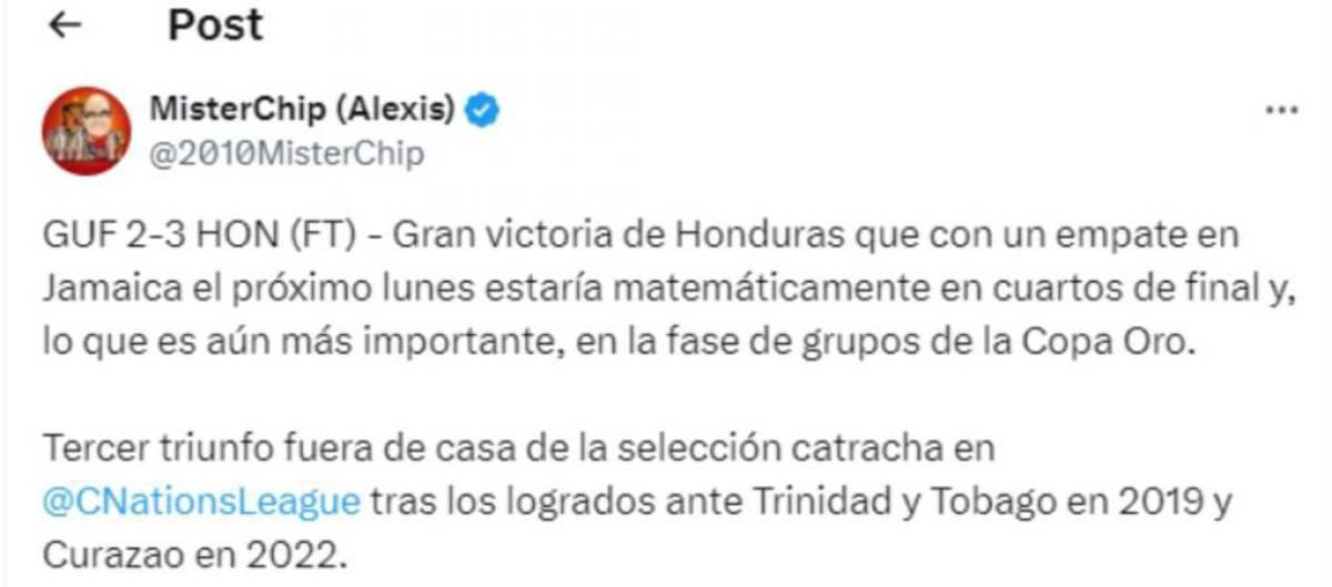 Lo que dicen los periodistas sobre juego de Honduras ante Guayana Francesa