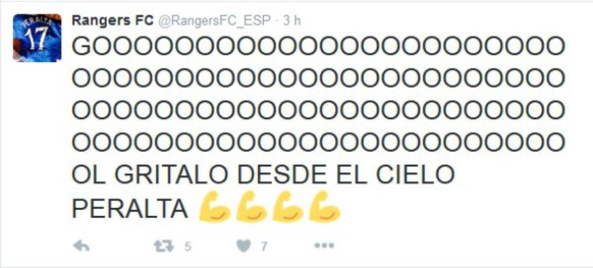 Rangers FC rinde homenaje a Arnold Peralta