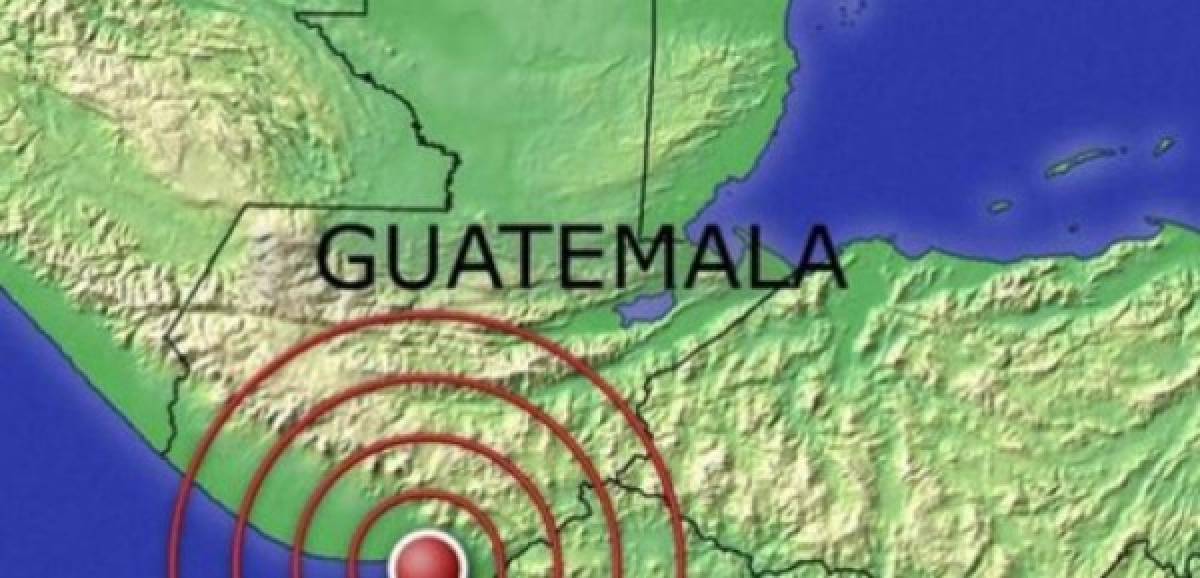 Sismo de 5 grados sacude centro y sur de Guatemala