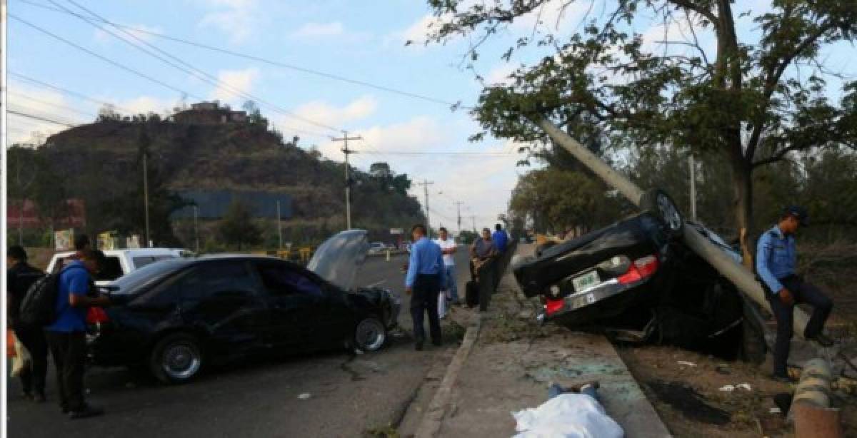 Este es el accidente que se registró esta mañana en el anillo periférico de la capital.