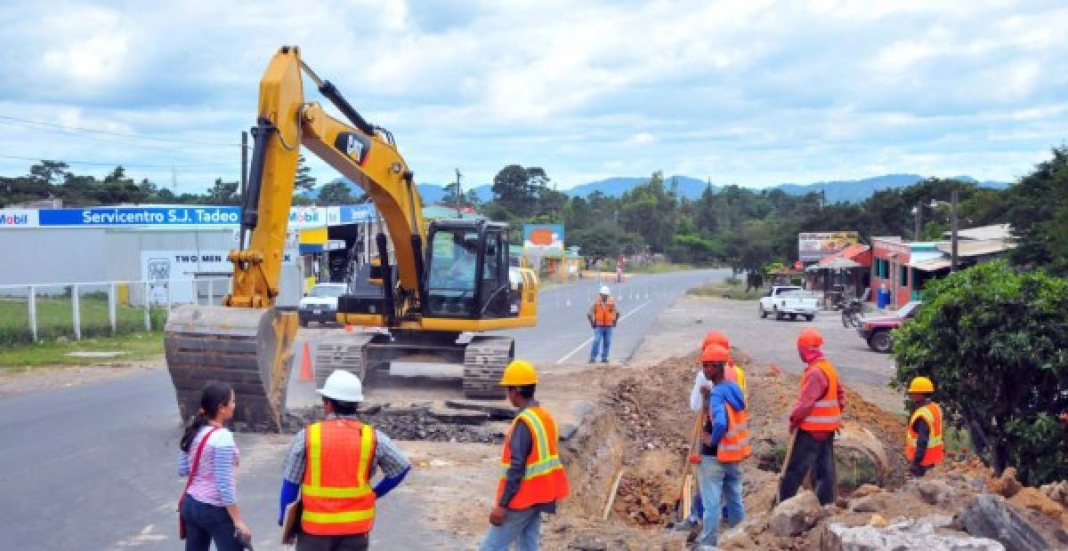 Honduras: En reparación 12 ejes de carretera de la zona Sur