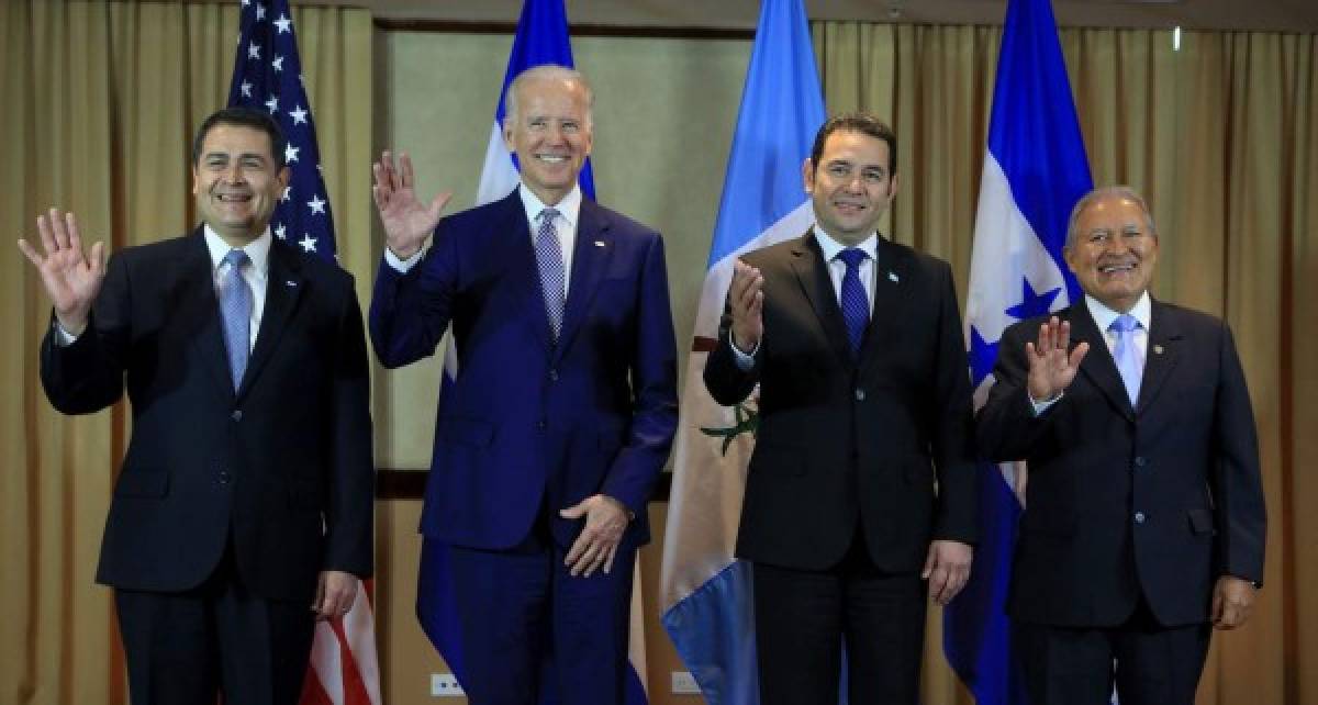 El vicepresidente de Estados Unidos se reunió este jueves con el presidente electo de Guatemala, Jimmy Morales, y los gobernantes de El Salvador y Honduras para dialogar sobre la migración y seguridad.