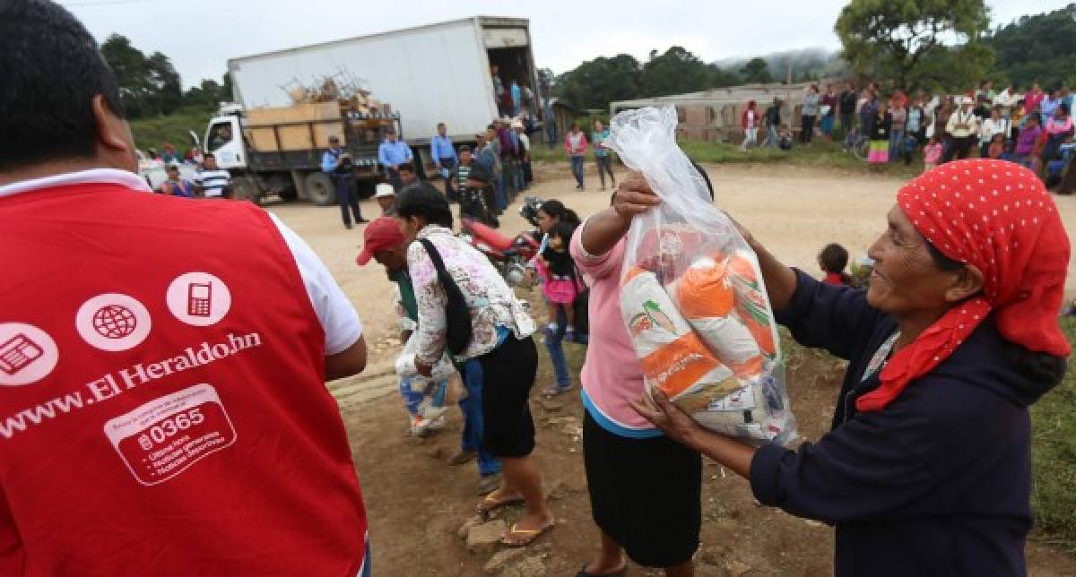 Alegría y esperanza en Nahuaterique tras jornada de solidaridad de EL HERALDO