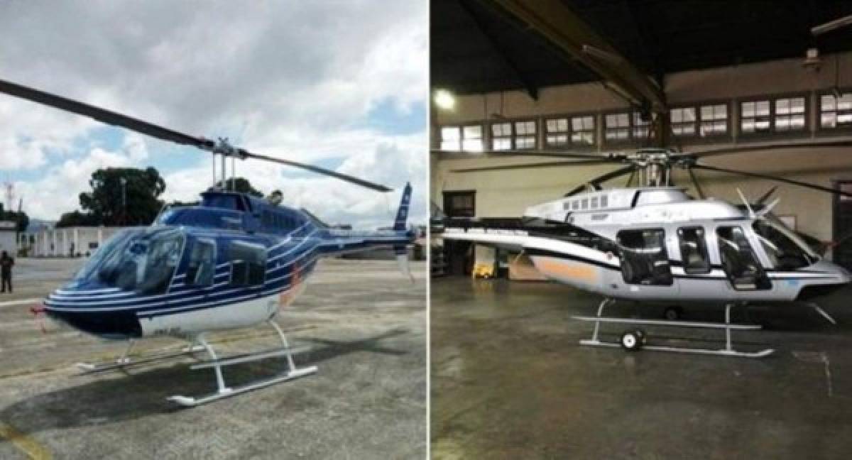 Expropian helicópteros a exgobernantes guatemaltecos acusados de corrupción 