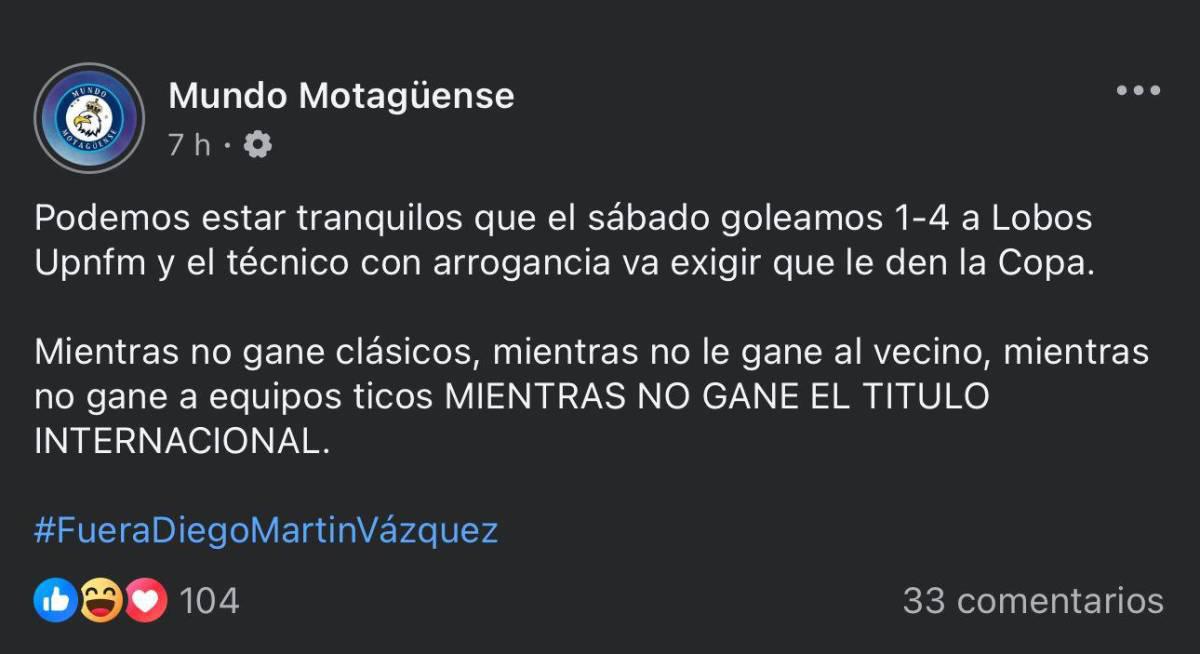 “Fuera Diego”: así reaccionó la prensa tras empate de Motagua-Herediano