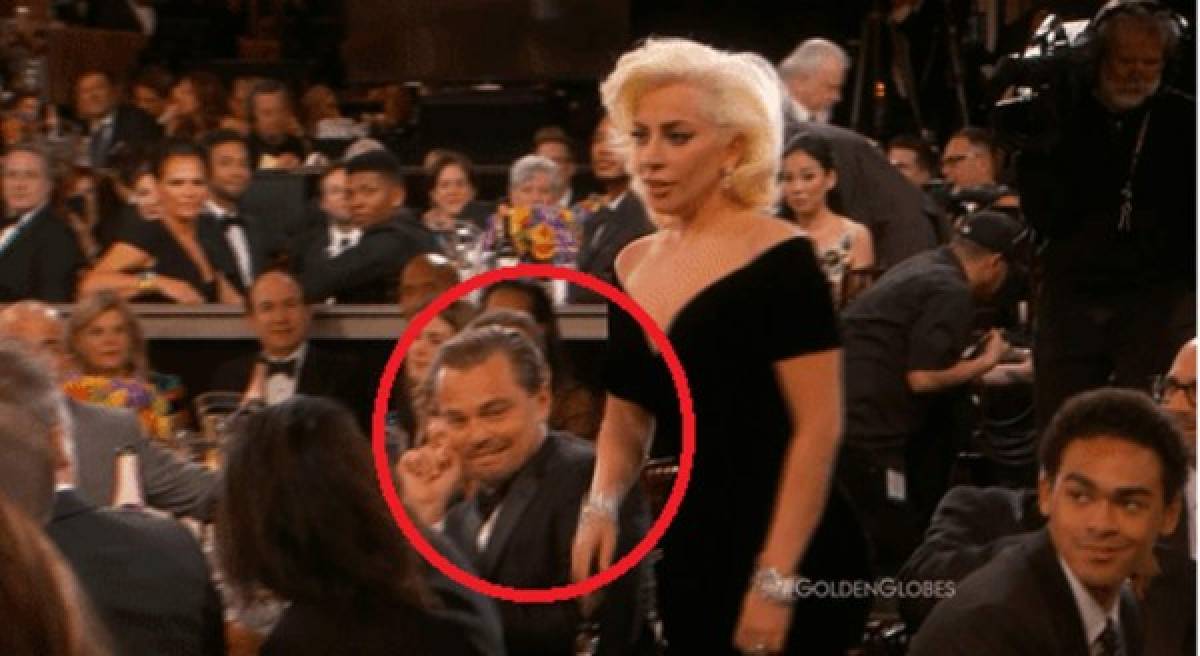 Video: ¿Leonardo DiCaprio se burló de Lady Gaga en los Globos de Oro?