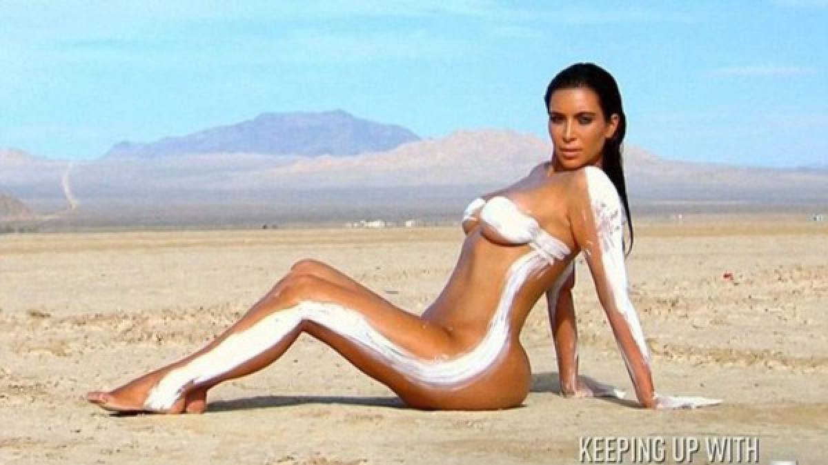 Kim Kardashian y sus sensuales fotos en el desierto