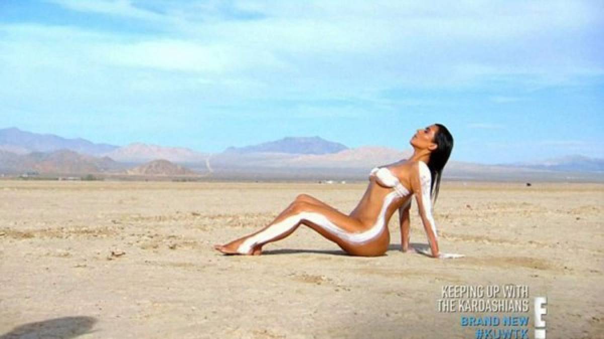 Kim Kardashian y sus sensuales fotos en el desierto