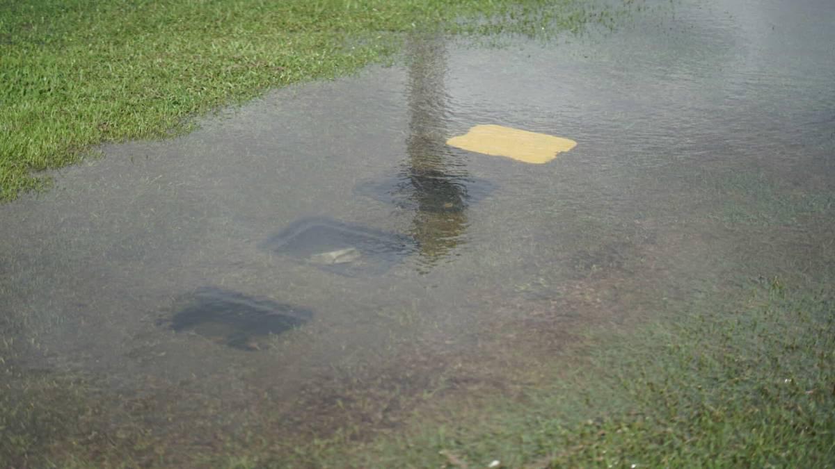 Inundado se encuentra estadio Rubén Deras de Choloma previo a final de Liga de Ascenso