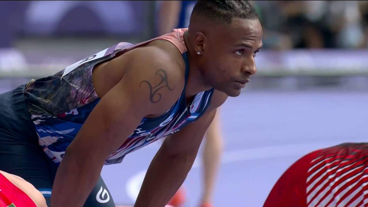 El velocista hondureño Melique García debutó en la competencia masculina de atletismo en los 100 metros planos.